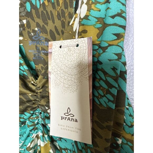 New Prana Women's Size XL  Sabin Racer Back Tank Top Agave Appaloosa NWT - Picture 3 of 13